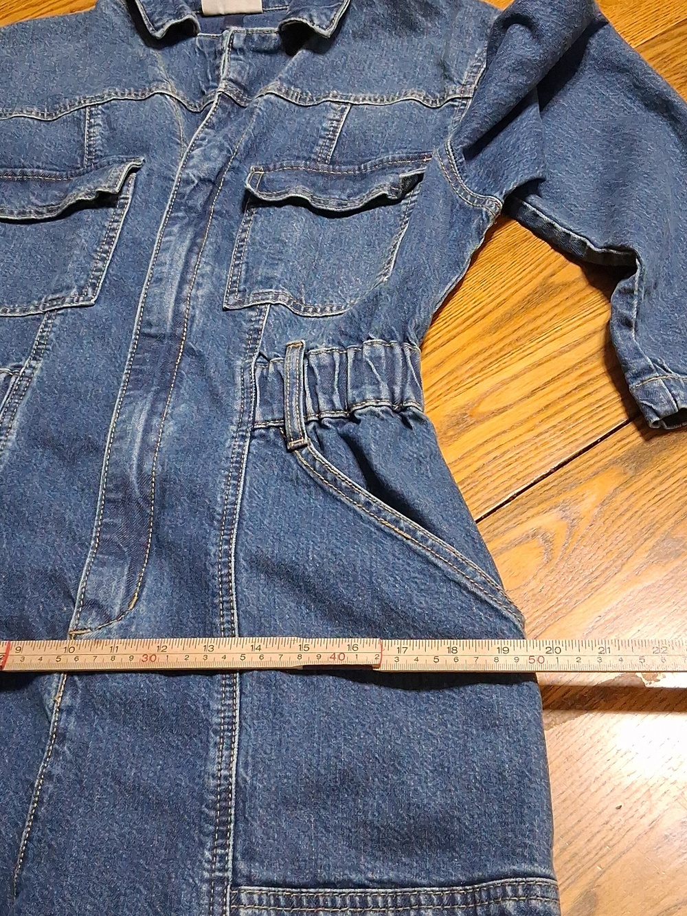 UNIVERSAL THREAD Jean Jumpsuit Womens 6 BLUE Chic Hip Preowned - Picture 3 of 9